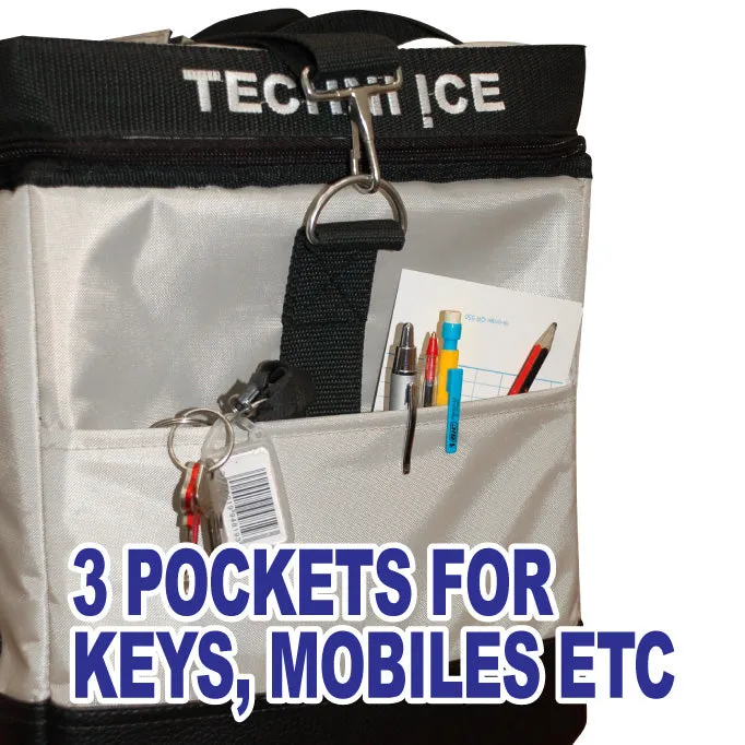 13L Techni Ice High Performance Cooler Bag Grey *FRESH STOCK JUST ARRIVED *FREE 6 REUSABLE DRY ICE PACKS VALUES $32.95