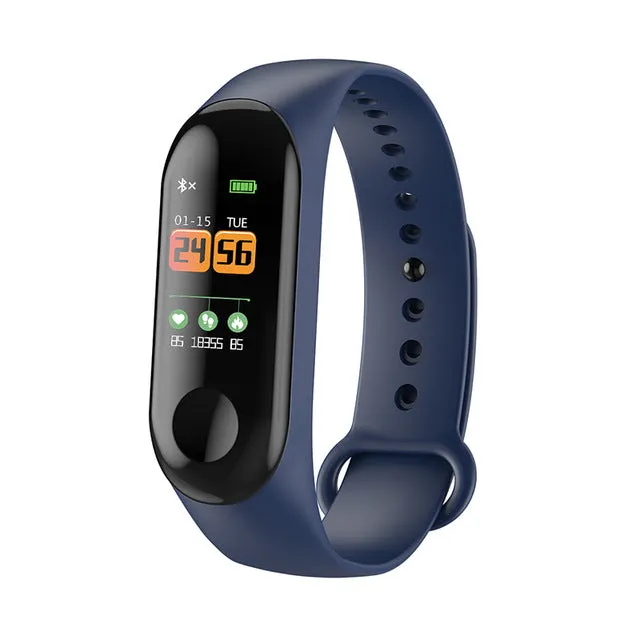 2019 Smart Sport Bracelet Wristband With Blood Pressure Heart Rate Monitor and  Android and iOS Compatible