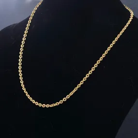 45Cm Gold Color Necklace Africa Birthday Party Dubai  Pendant  Chain Necklaces