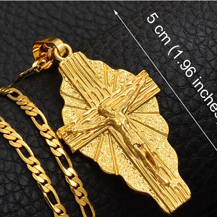 6 Model The Cross Pendant Chain Necklaces