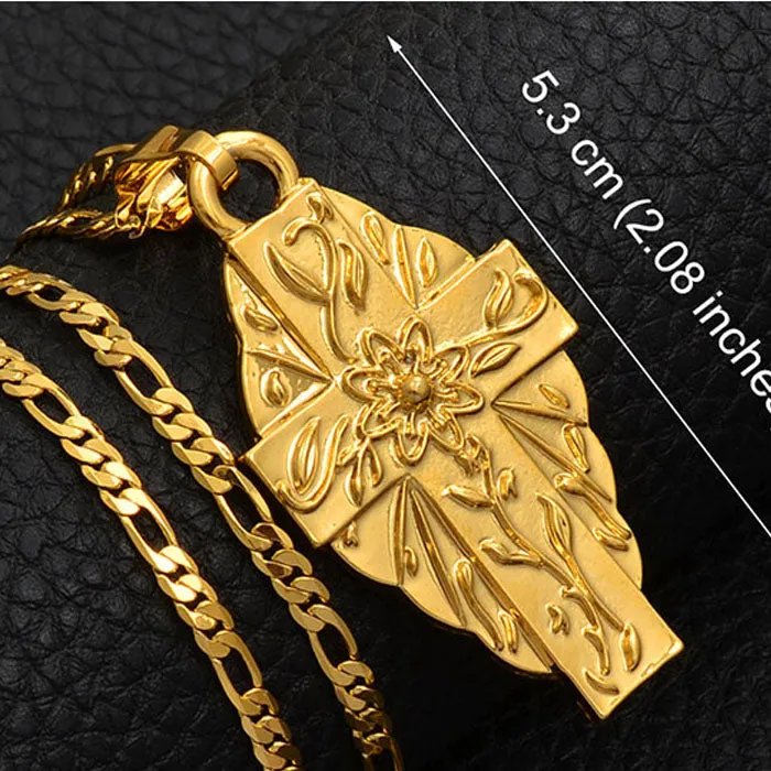 6 Model The Cross Pendant Chain Necklaces