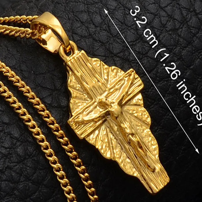 6 Model The Cross Pendant Chain Necklaces