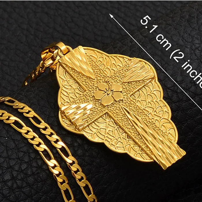 6 Model The Cross Pendant Chain Necklaces