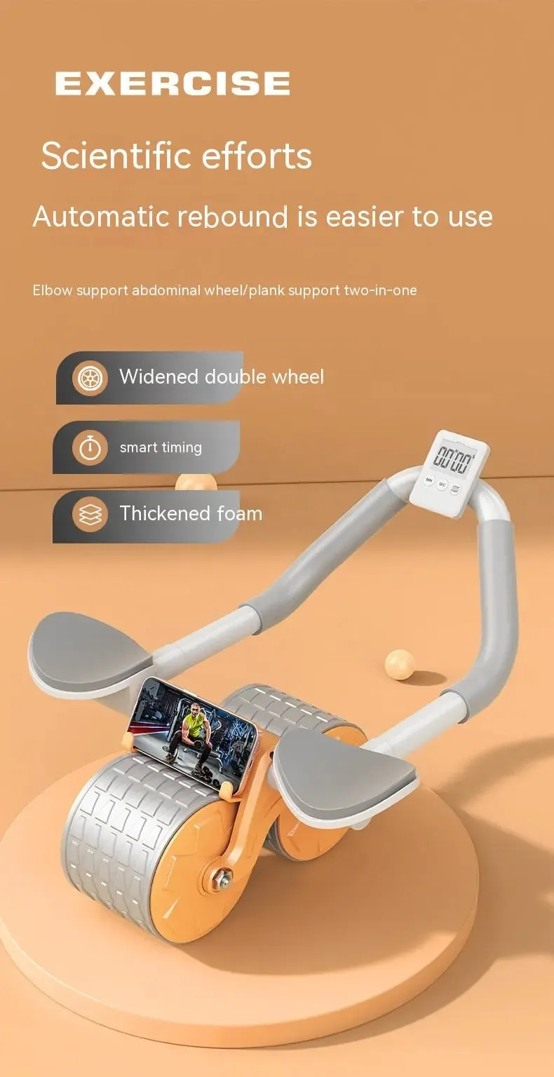 Abdominal Exercise Roller Elbow Support,roller wheel core exercise equipment