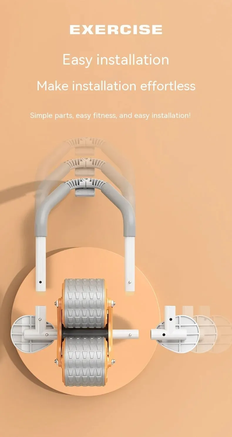 Abdominal Exercise Roller Elbow Support,roller wheel core exercise equipment