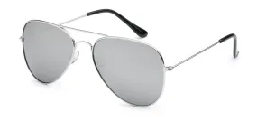 Air Force Polarized Aviator PZ-AF101-SLM Unisex Silver Mirror Casual Polarized Sunglasses