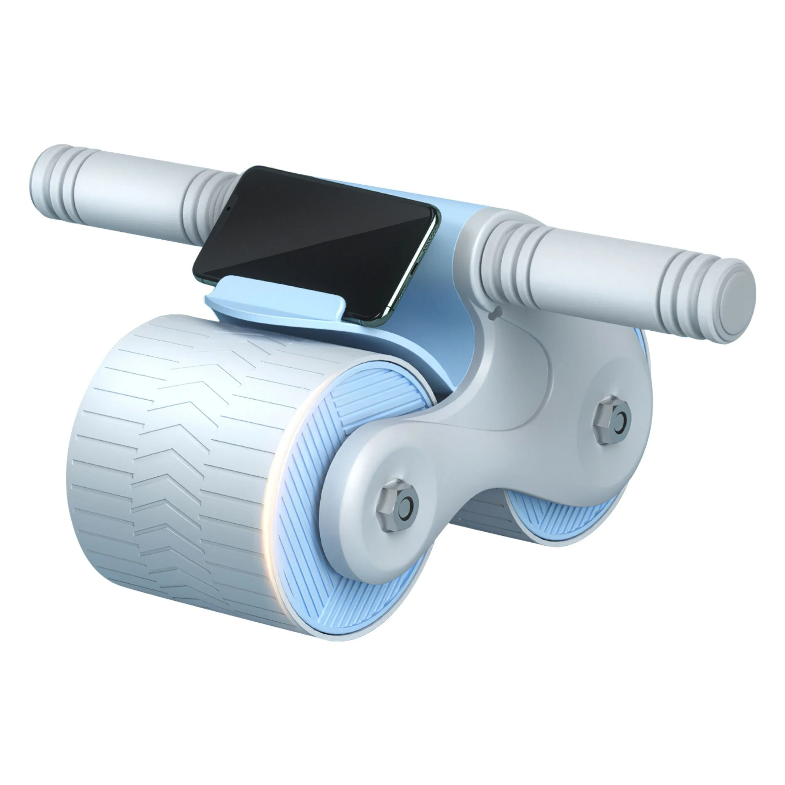 Anti-slip AB Roller Wheel Set with Kneel Pad - Home Gym Abdominal Exerciser