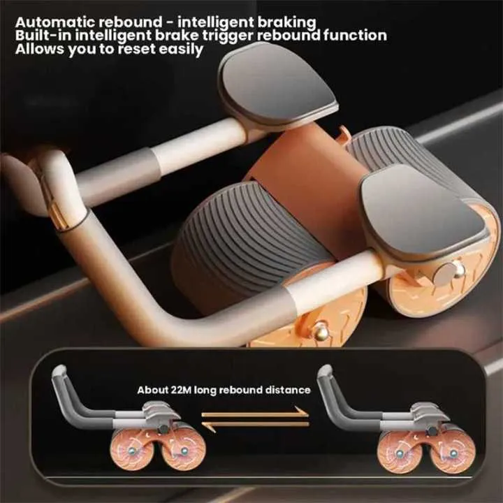 Automatic AB Abdominal Exercise Roller With Elbow Support Workout Equipment