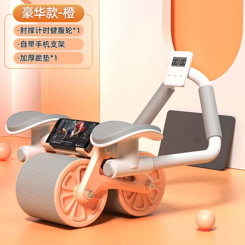Automatic AB Abdominal Exercise Roller With Elbow Support Workout Equipment
