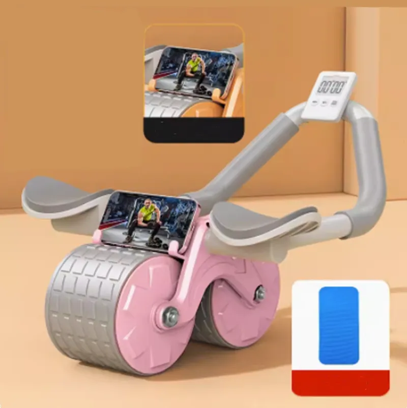 Automatic Abdominal Rebound Belly Wheel Fitness Equipment