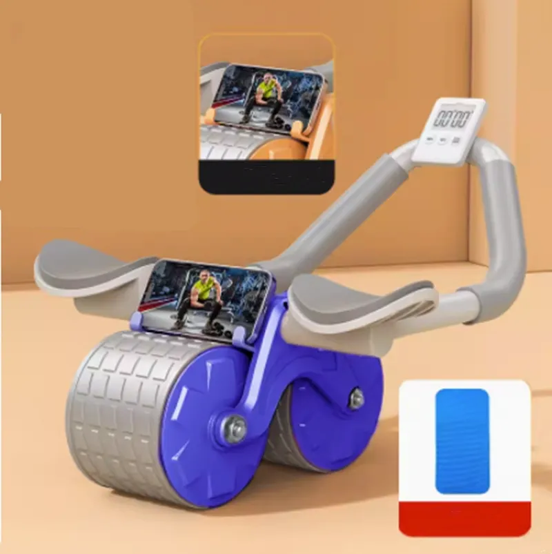 Automatic Abdominal Rebound Belly Wheel Fitness Equipment