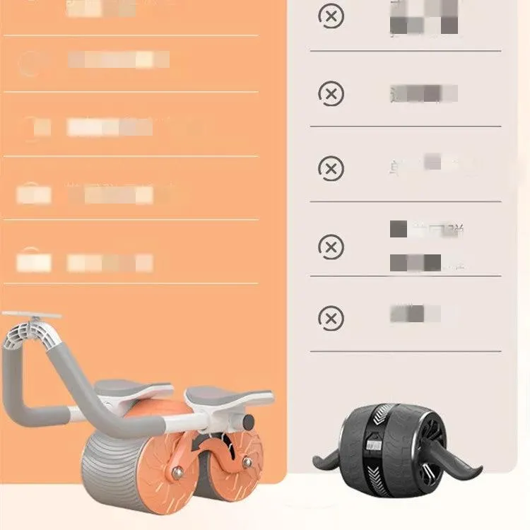 Automatic Abdominal Rebound Belly Wheel Fitness Equipment
