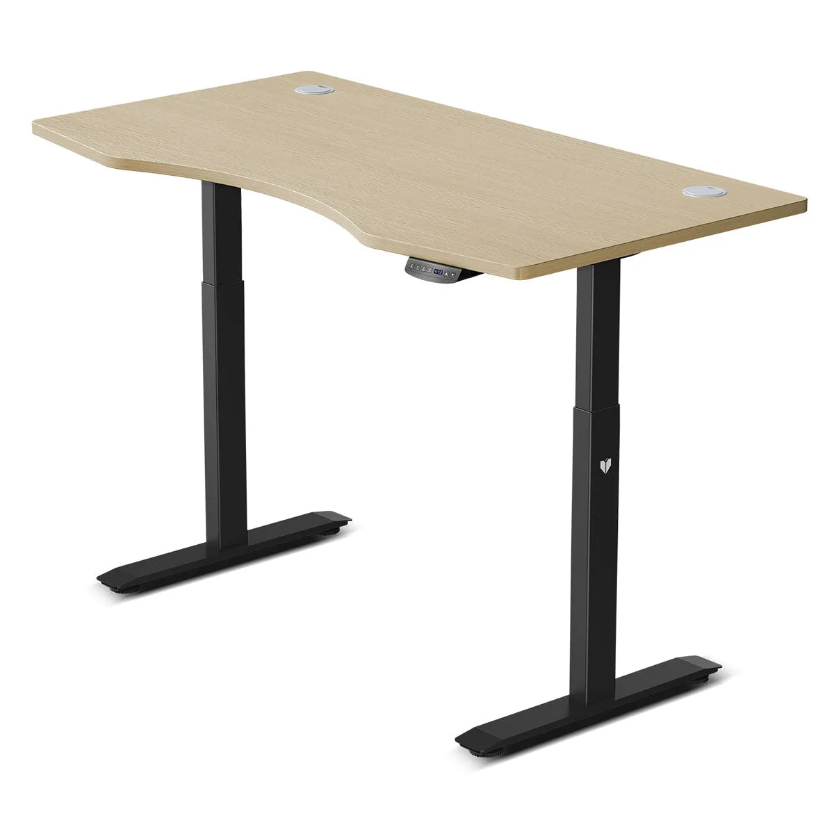 Automatic Standing Desk Oak 180cm with Cable Tray Lifespan