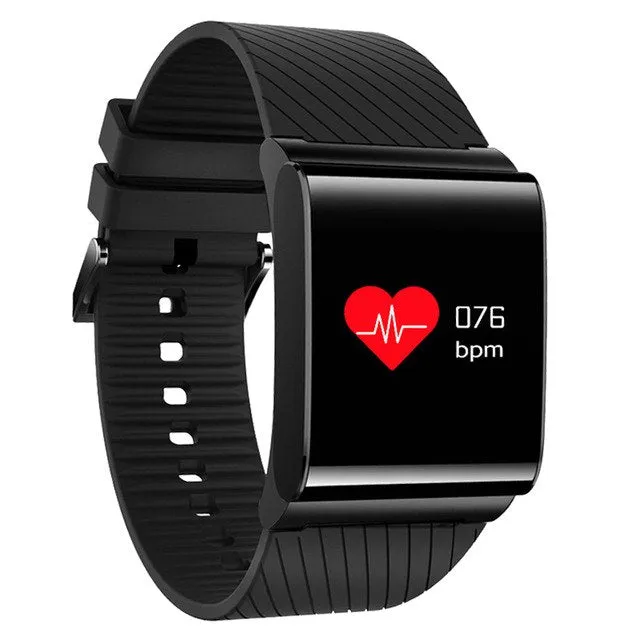 BANGWEI New Smart Bracelet Heart Rate Blood Pressure Weather Forecast Call Reminder Fitness Smart Wristband Electronic Watch