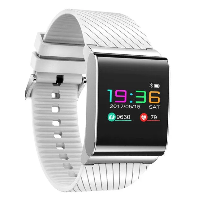BANGWEI New Smart Bracelet Heart Rate Blood Pressure Weather Forecast Call Reminder Fitness Smart Wristband Electronic Watch