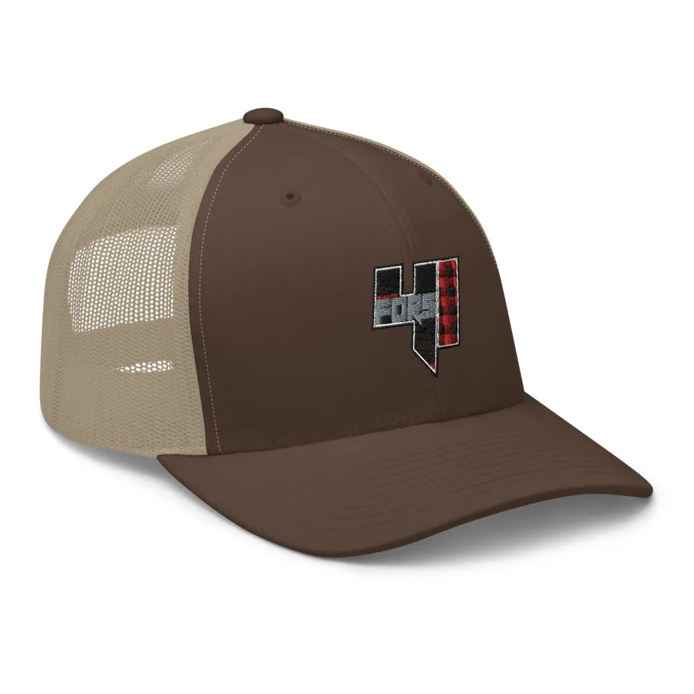 Brady Fors Plaid Trucker Cap