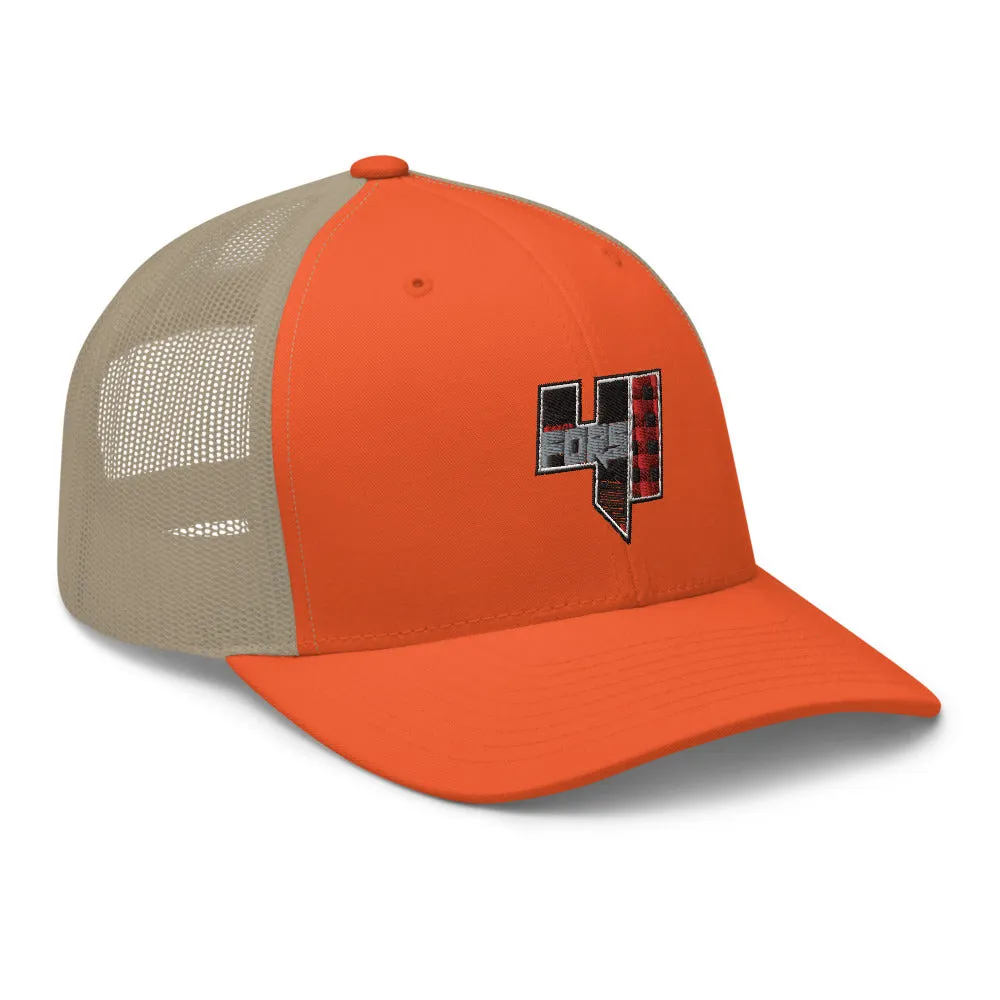 Brady Fors Plaid Trucker Cap