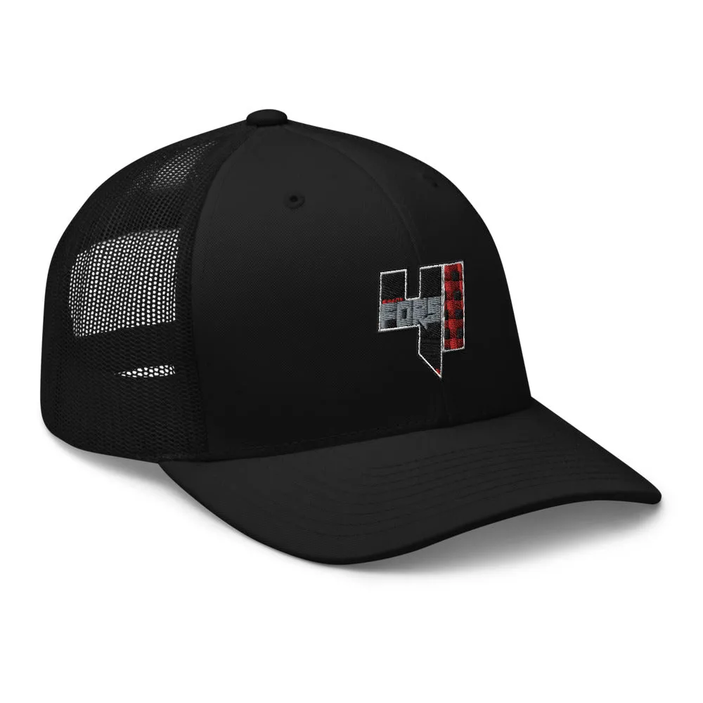 Brady Fors Plaid Trucker Cap