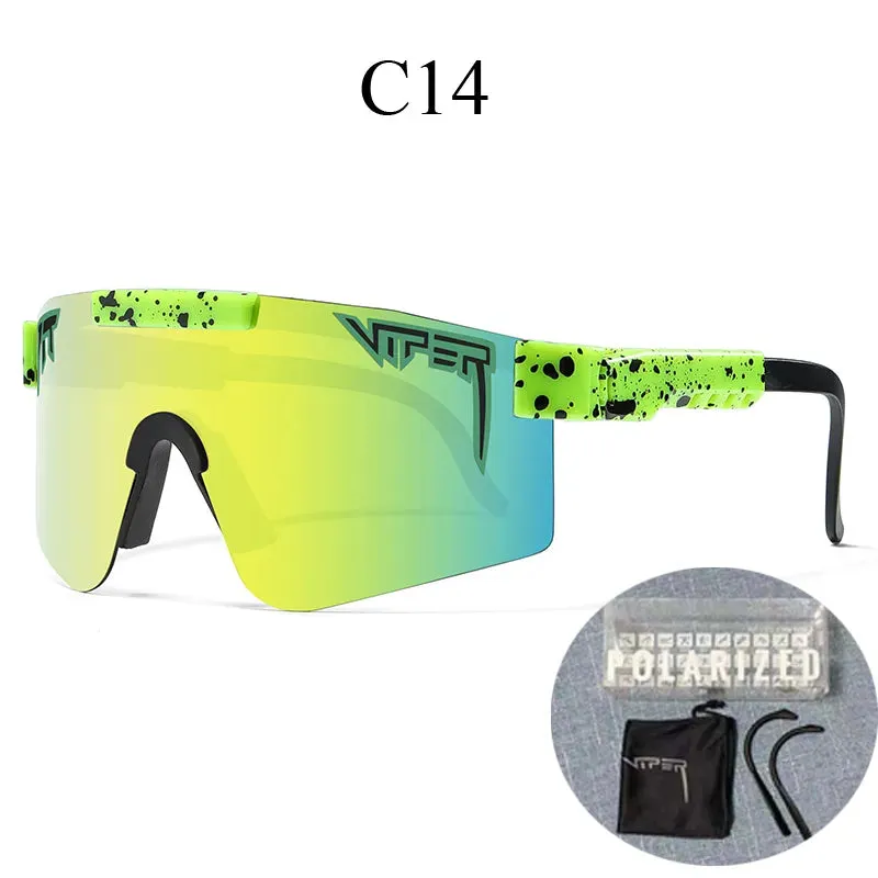 Brand Cycling Glasses UV400 Polarized Outdoor Sports Running Eyewear Fashion Bike Bicycle Party Sunglasses MTB Goggles with Case