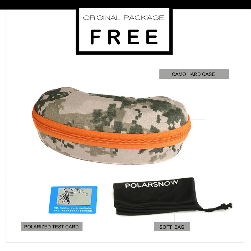 Brand Polarized Sunglasses Camouflage Frame Sport Sunglasses - Fishing - Snow Sports