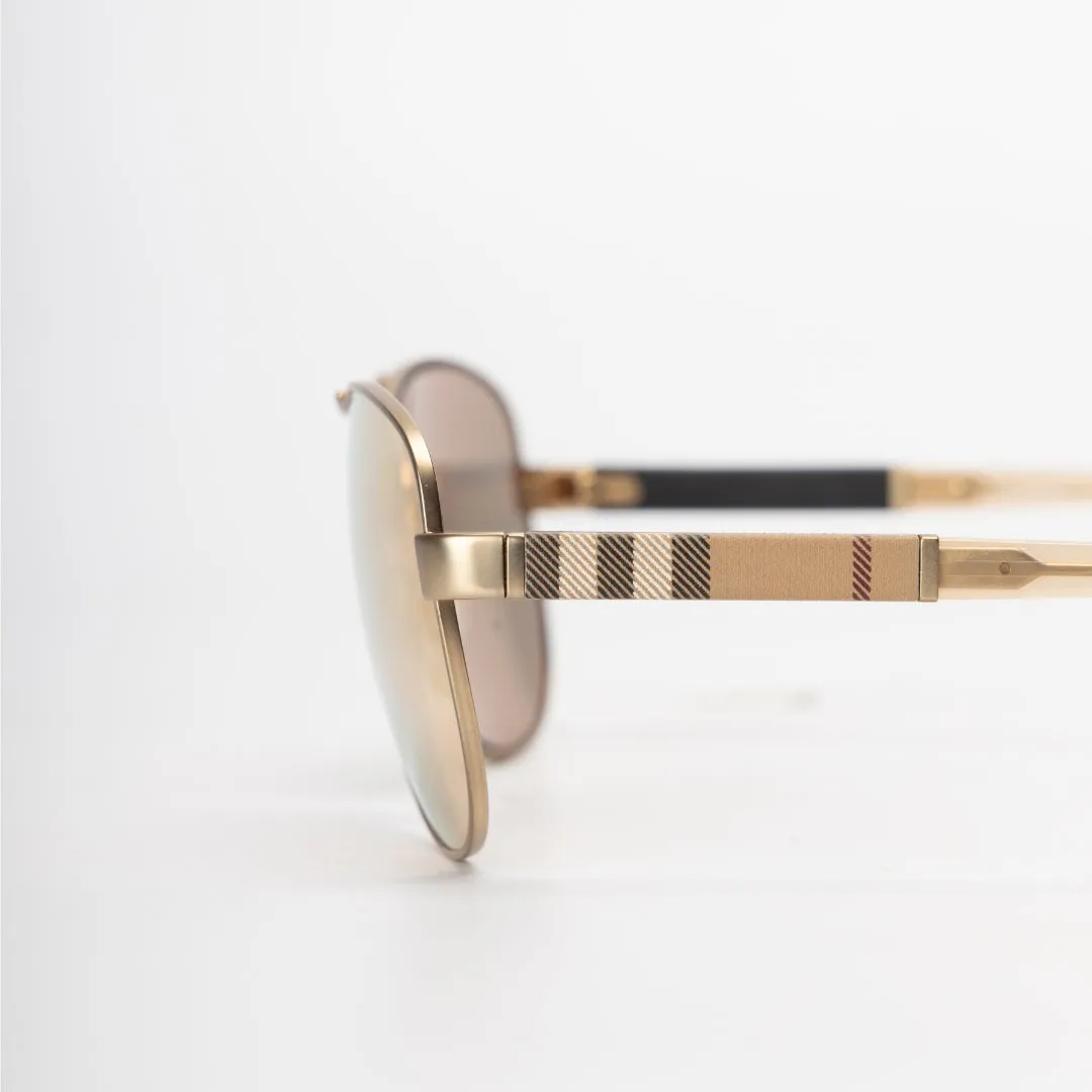 Burberry Aviator Matte Frame Sunglasses