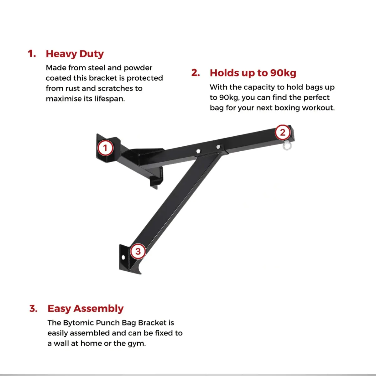 Bytomic Heavy Duty Punch Bag Bracket