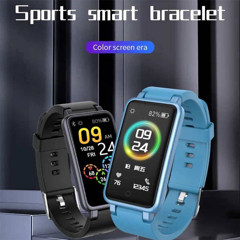 C2 Plus Smartwatch Men Women Sports Bluetooth Fitness Smart Watch Music Control DIY Dial Heart Rate Pedometer Smart Wristband