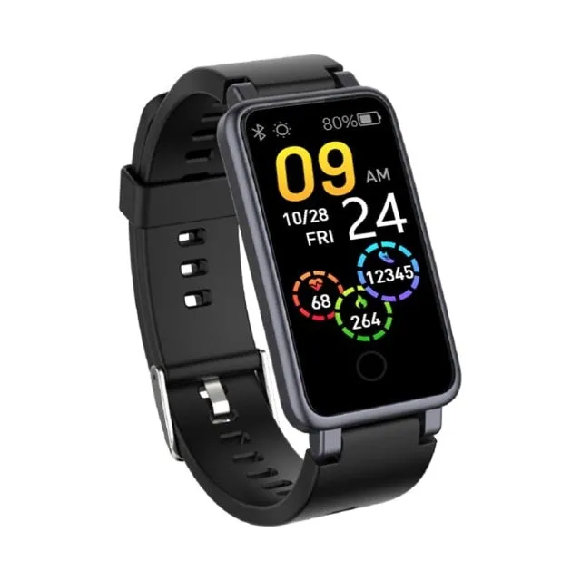 C2 Plus Smartwatch Men Women Sports Bluetooth Fitness Smart Watch Music Control DIY Dial Heart Rate Pedometer Smart Wristband