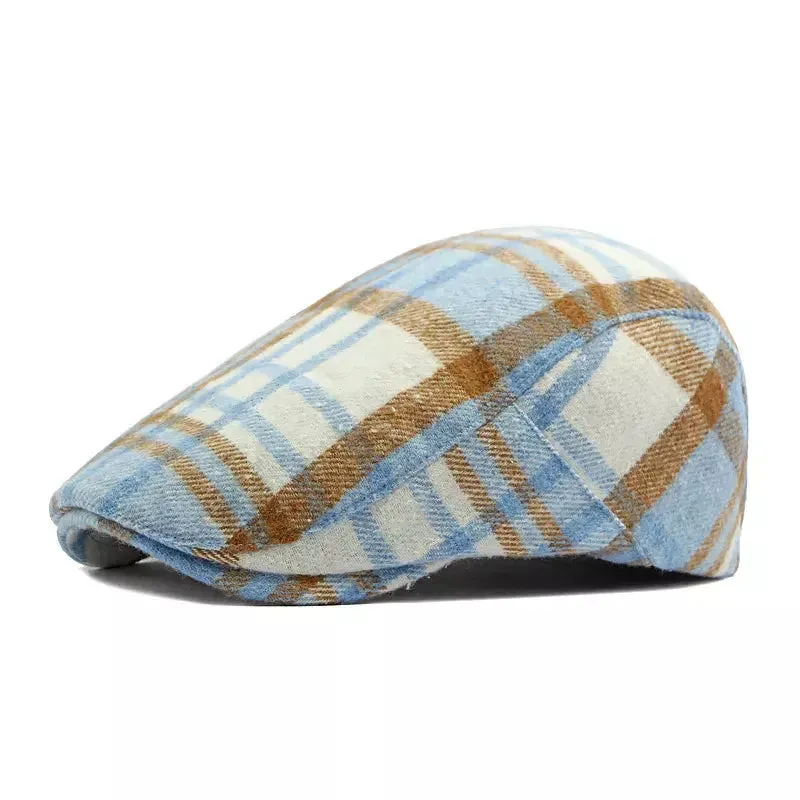 Camus Tartan Flat Cap