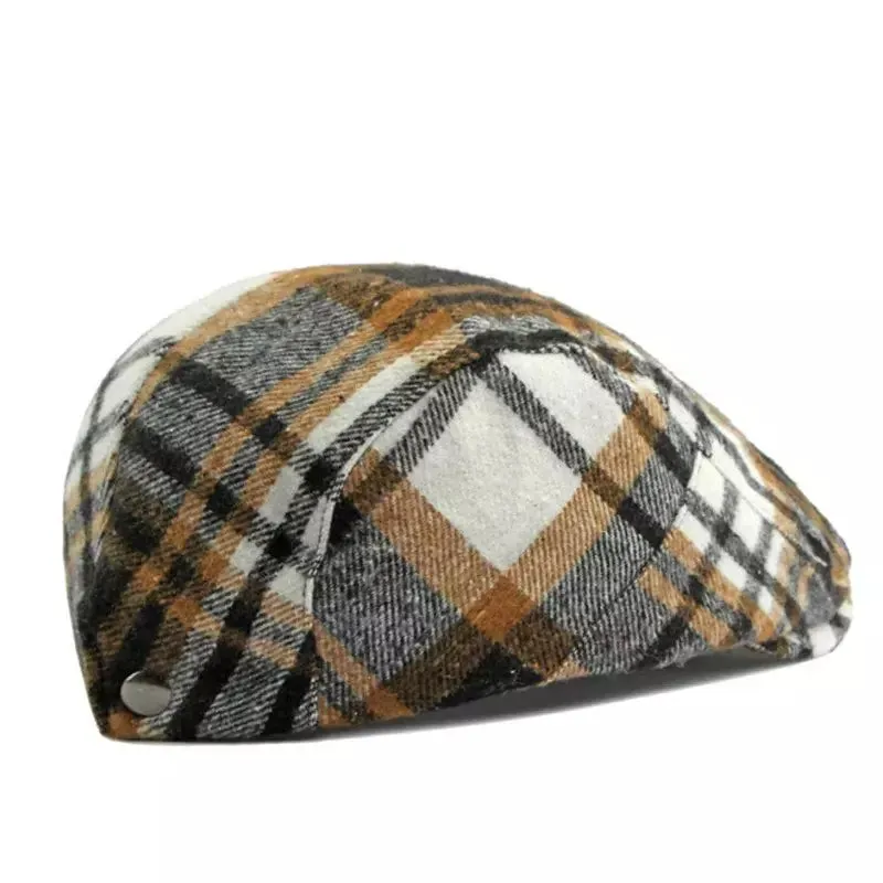 Camus Tartan Flat Cap