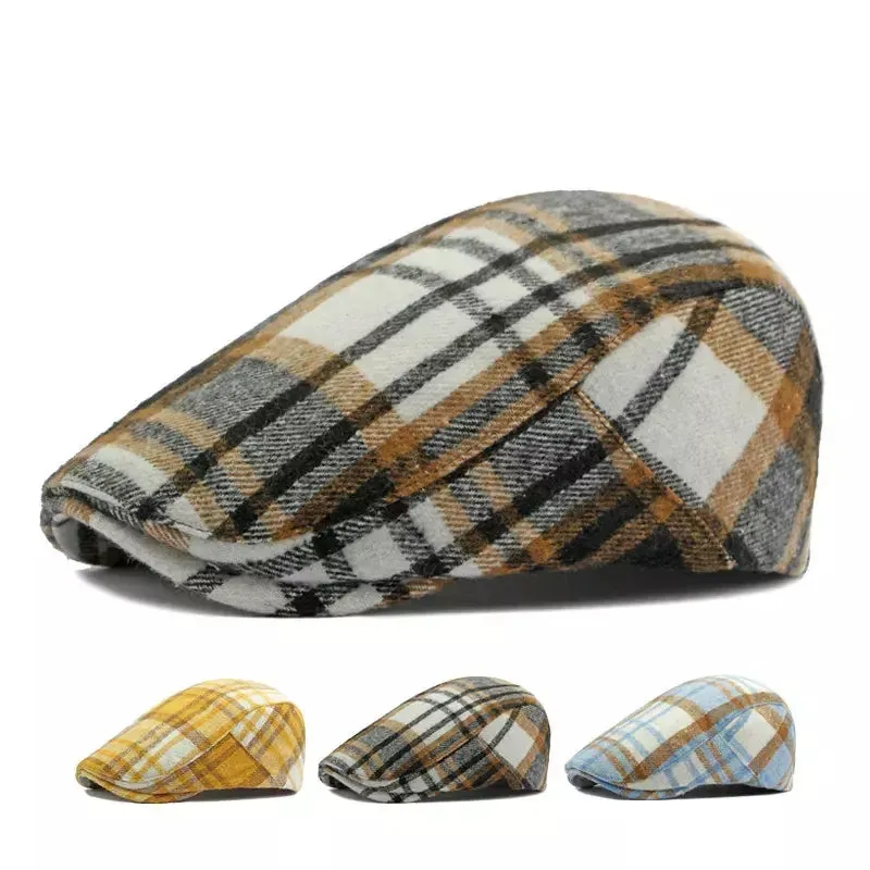 Camus Tartan Flat Cap
