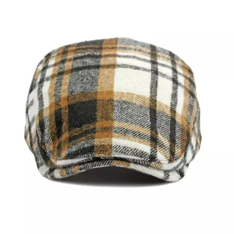 Camus Tartan Flat Cap