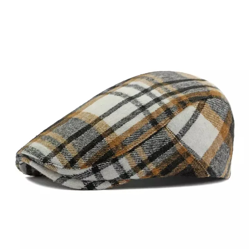 Camus Tartan Flat Cap