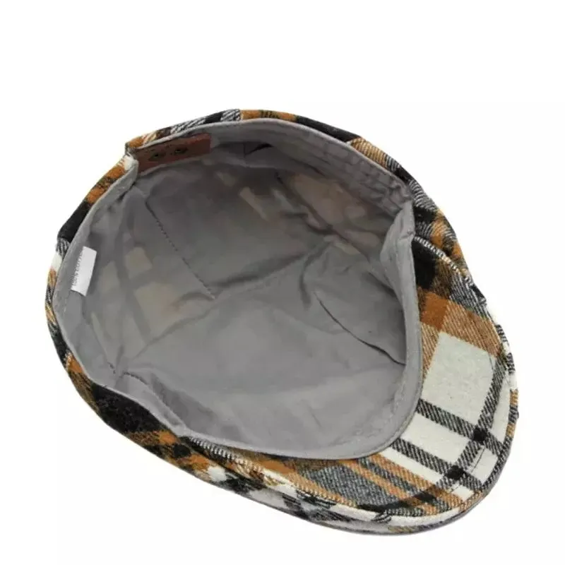 Camus Tartan Flat Cap