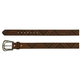 Catchfly Caramel Geometric Belt