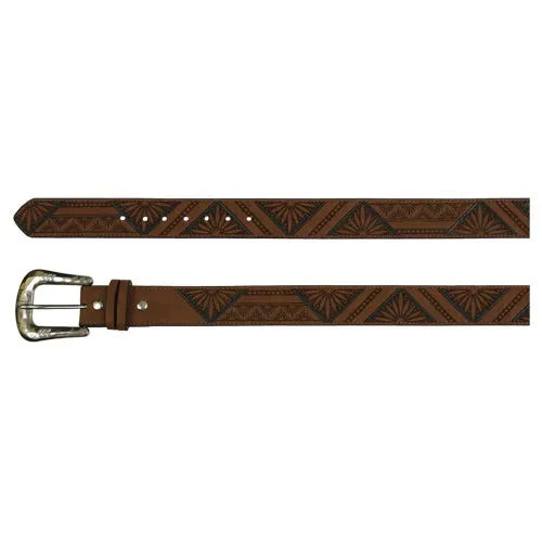 Catchfly Caramel Geometric Belt