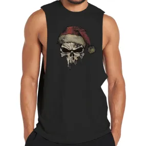 Christmas Skeleton Graphic Tank Top