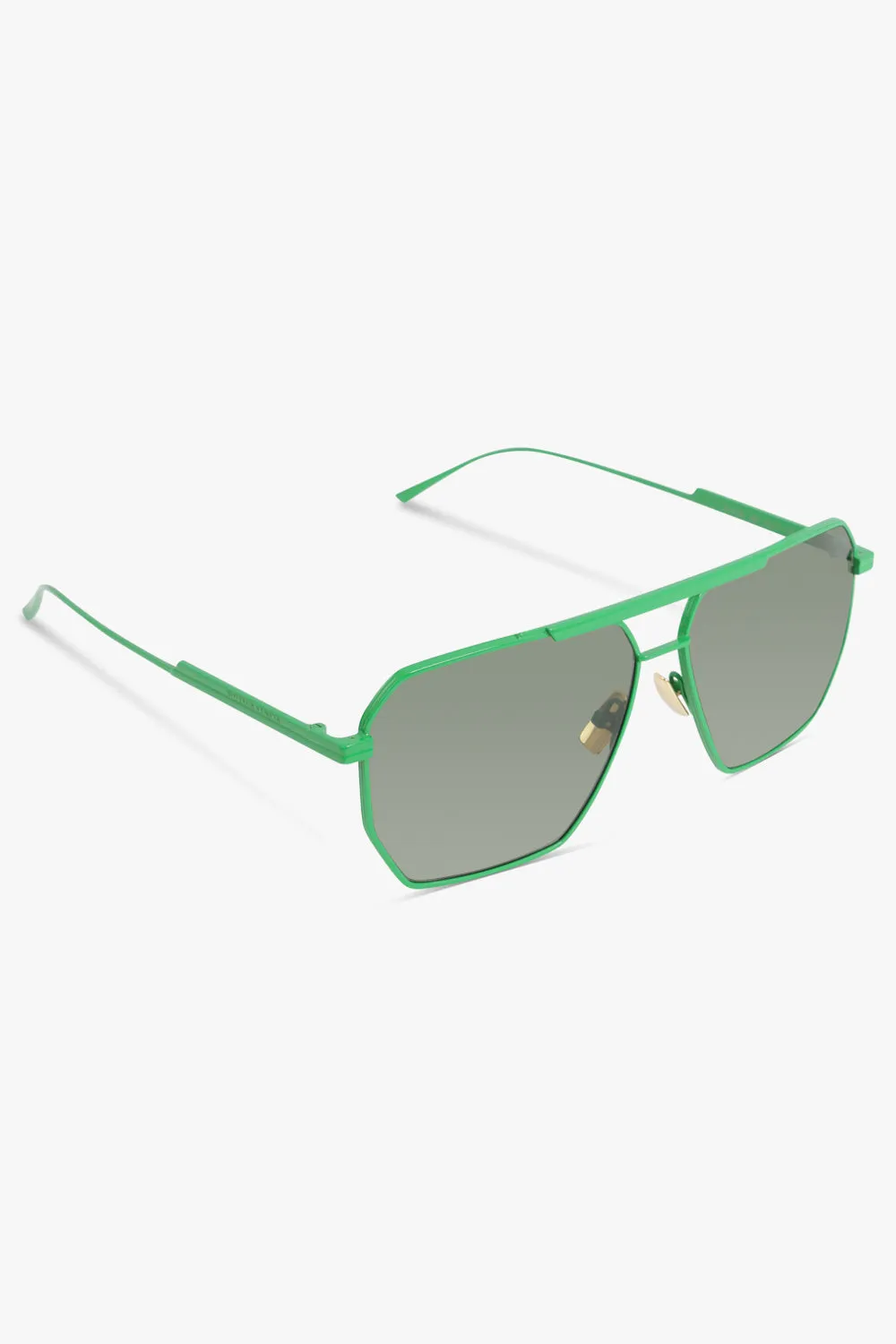 Classic Aviator Sunglasses | Green/Black