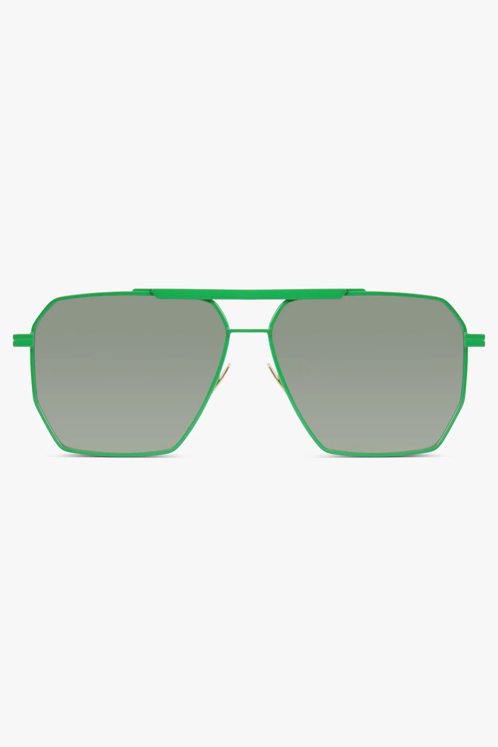 Classic Aviator Sunglasses | Green/Black
