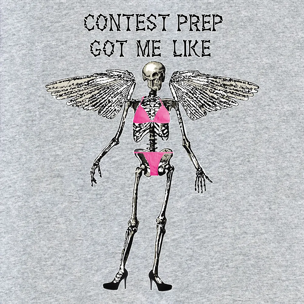 CONTEST PREP GOT ME LIKE TANK TOP SKELETON ANGEL SHIRT