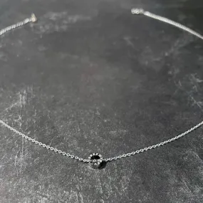 Dainty Open Circle Necklace (ROSE GOLD, GOLD OR SILVER)