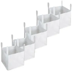 Deco Express Garden Waste Bags - Heavy Duty Bags - White 1.5T - 5 Pack