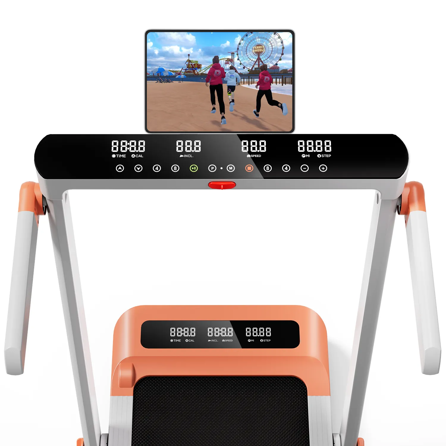 DeerRun Z10 Pro 12% Auto Incline Smart 2 in 1 Foldable Treadmill with Remote Control