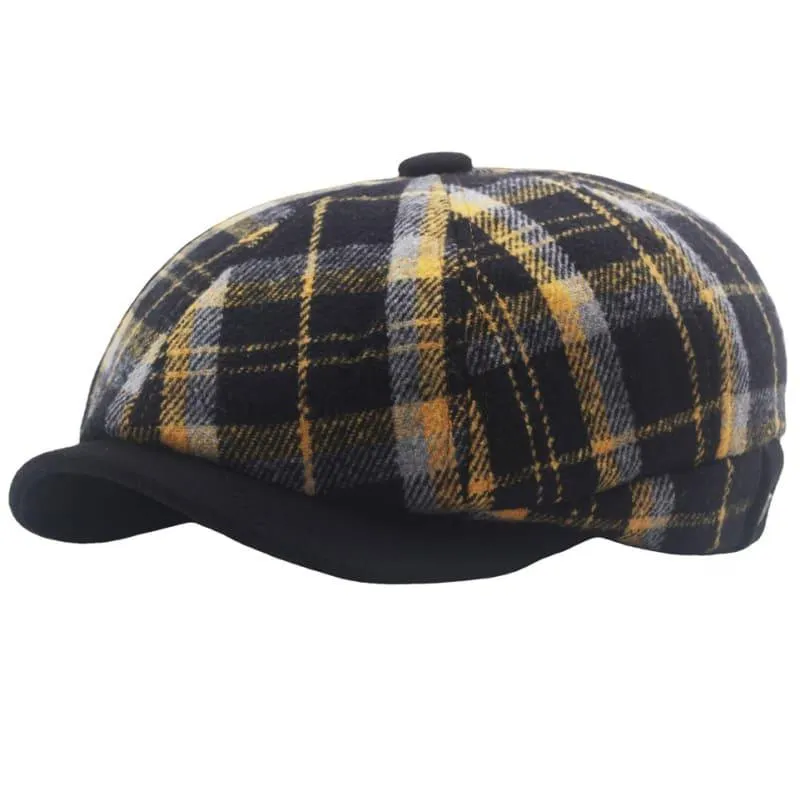 Dupont Tartan Newsboy Cap