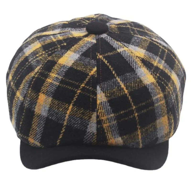 Dupont Tartan Newsboy Cap
