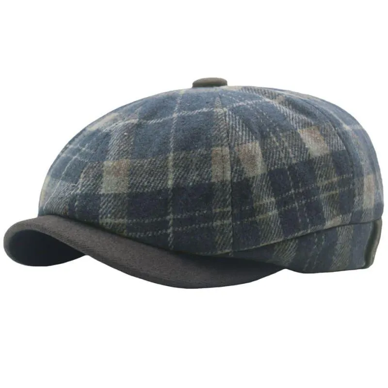 Dupont Tartan Newsboy Cap