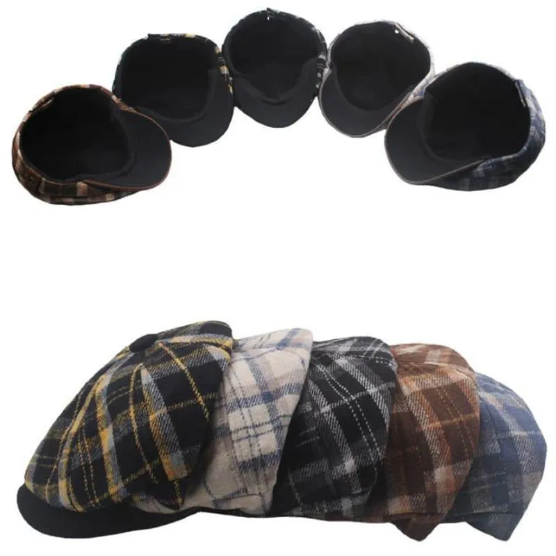 Dupont Tartan Newsboy Cap