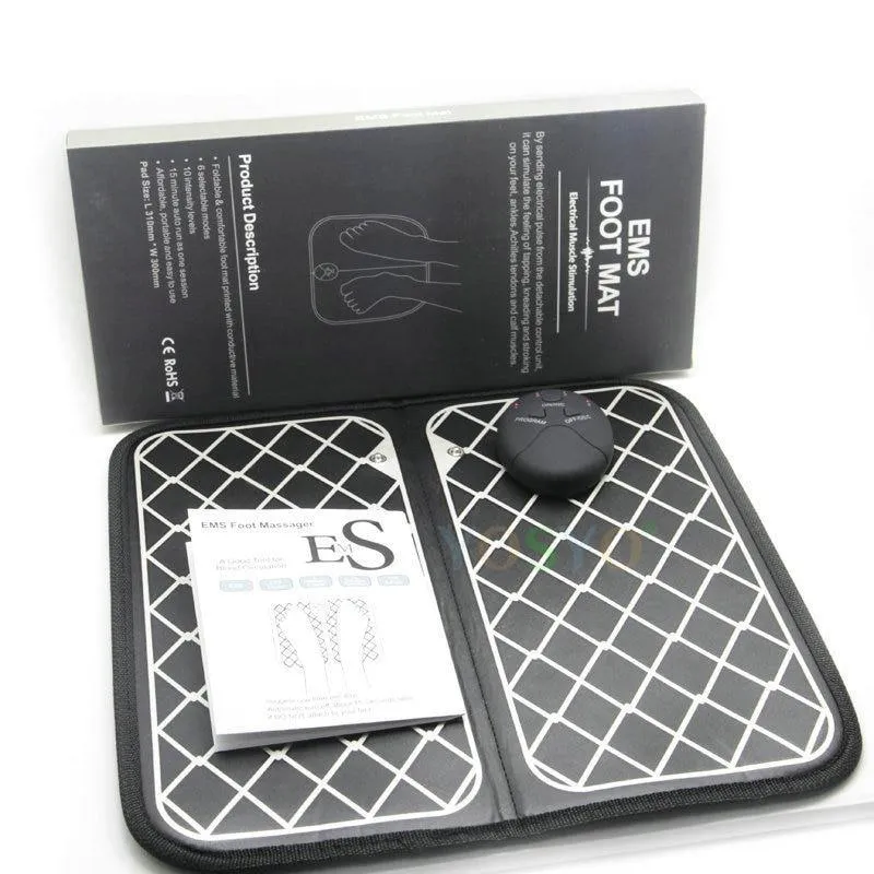 EMS Electronic Pulse Massage Foot Pad Foot Care Pedicure Instrument Smart Acupuncture and Moxibustion