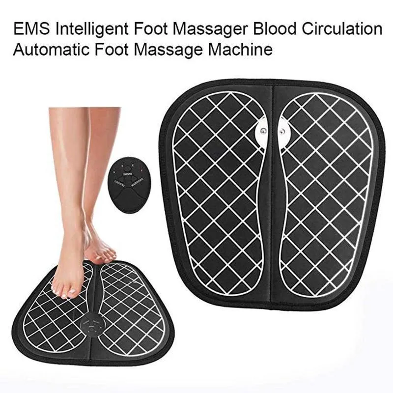 EMS Electronic Pulse Massage Foot Pad Foot Care Pedicure Instrument Smart Acupuncture and Moxibustion