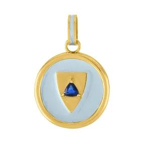 Enamel Double Baquette Necklace